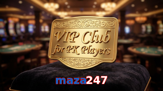 Main screen of Maza247 vip page for PK players